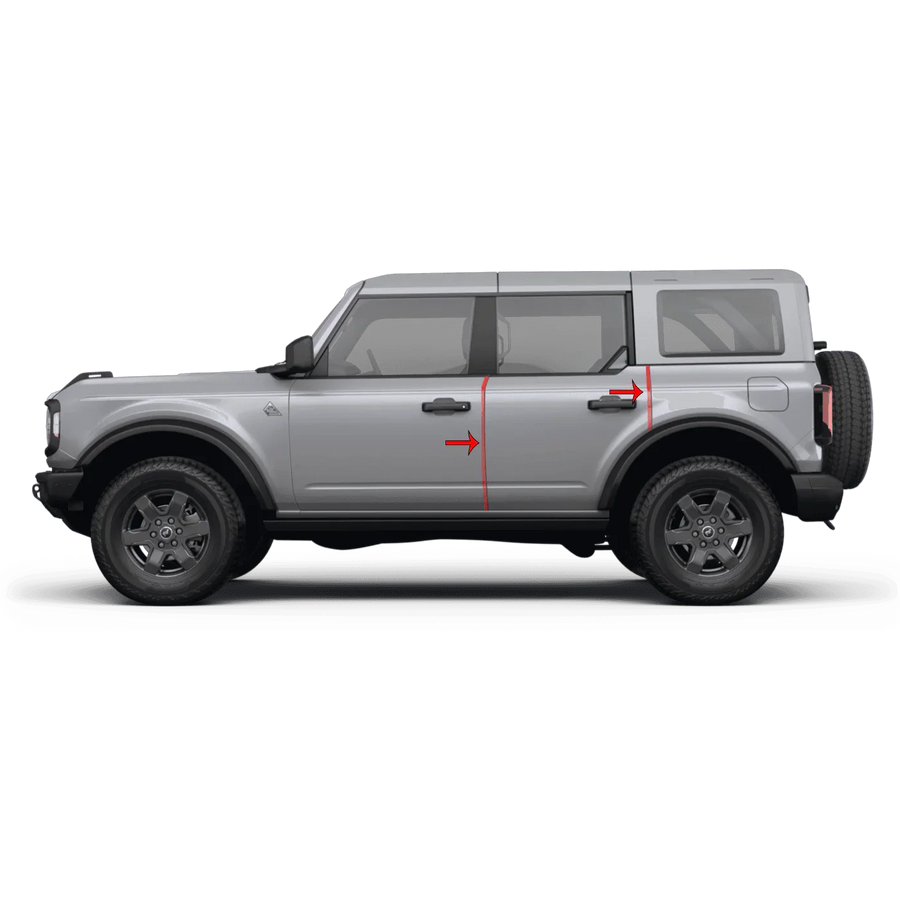 eXpert Door Edge Protection Film (Clear PPF) - 2021+ Bronco