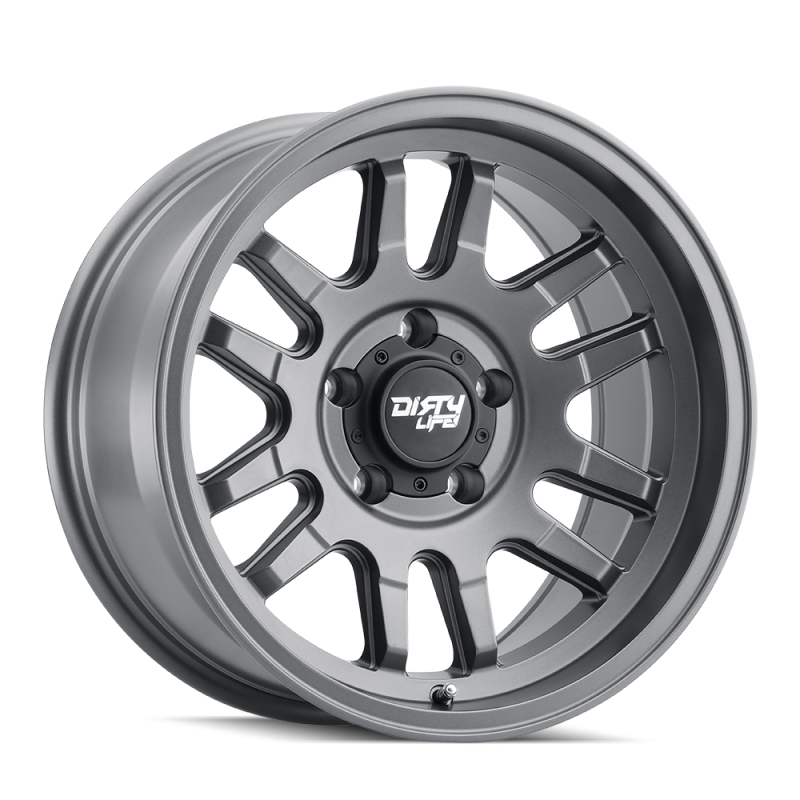 Dirty Life 9310 Canyon 17x9 / 5x127 BP / -12mm Offset / 71.5mm Hub Satin Graphite Wheel