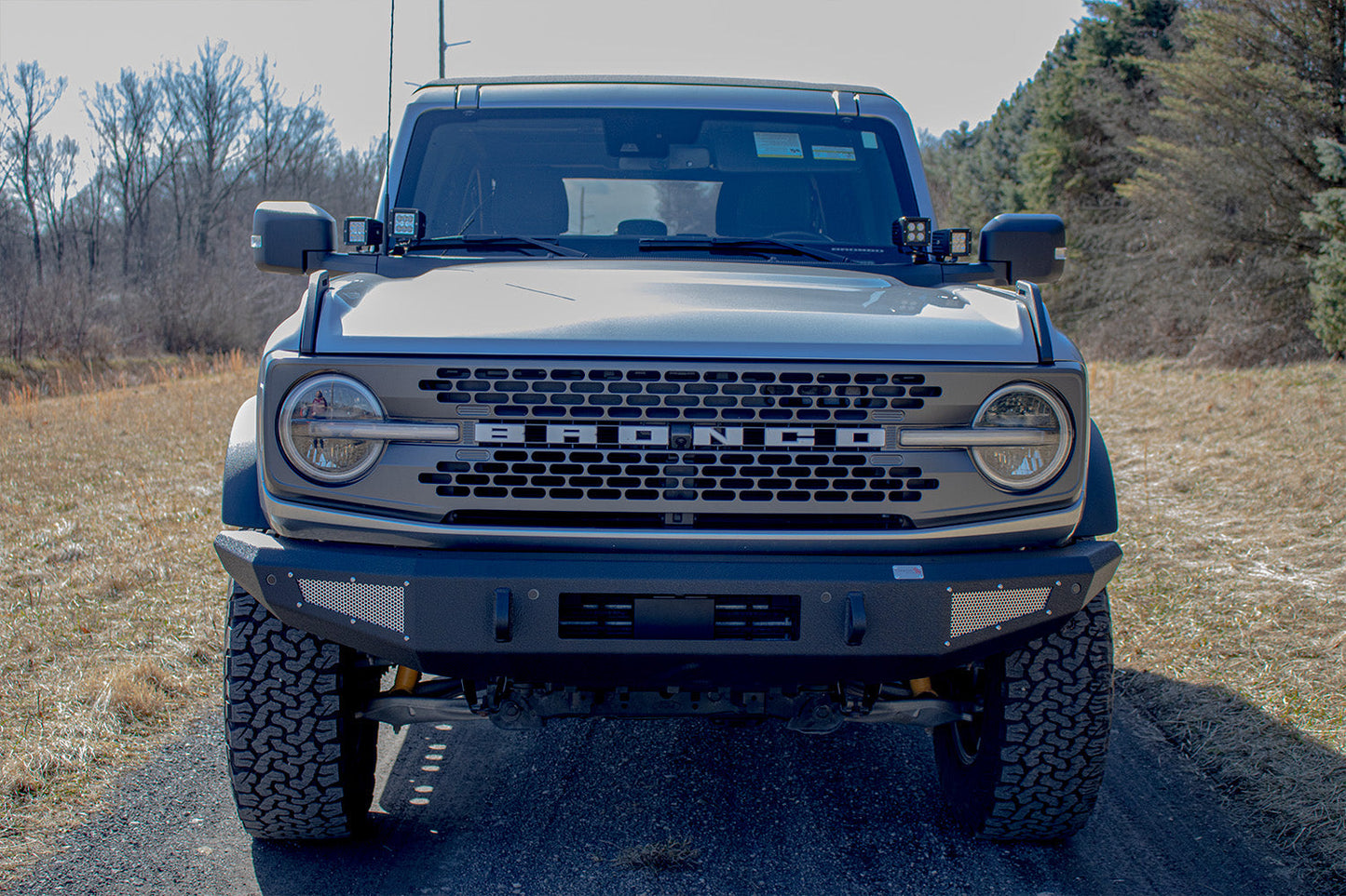 Fishbone Offroad Steelhead Front Bumper for 2022 & Up Ford Bronco FB22359