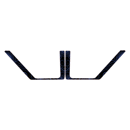 Topo Front Door Net Trim Overlay Kit (Printed Series) - 2021+ Bronco