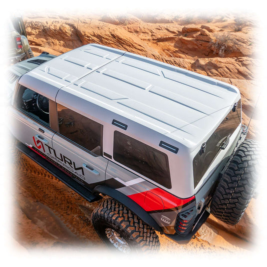 TR10 Hard Top for Ford Bronco 4-Door with White Gelcoat
