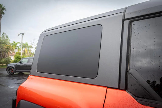 Hardtop Side Window Blackout Overlays - 2021+ Bronco 4 Door