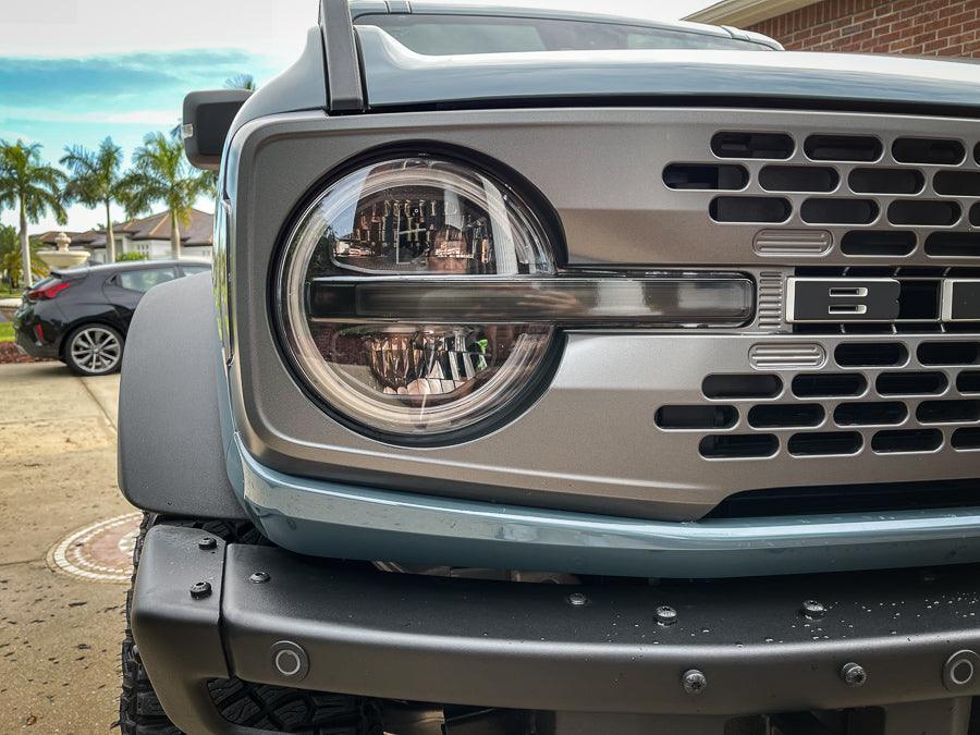 Headlight Bucket Inlays - 2021+ Bronco Badlands / WildTrak / First Edition