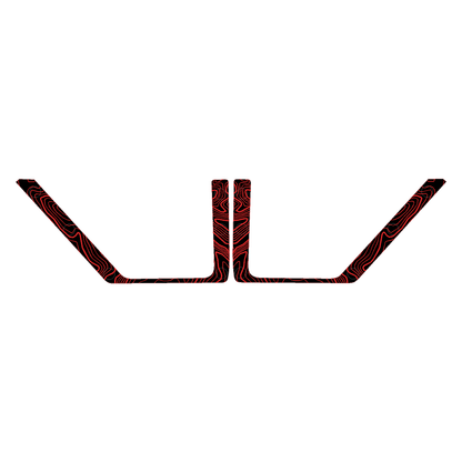 Topo Rear Door Net Trim Overlay Kit (Printed Series) - 2021+ Bronco