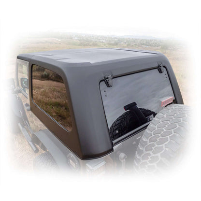 2-Piece Fastback Hard Top for Jeep Wrangler JK 2-Door