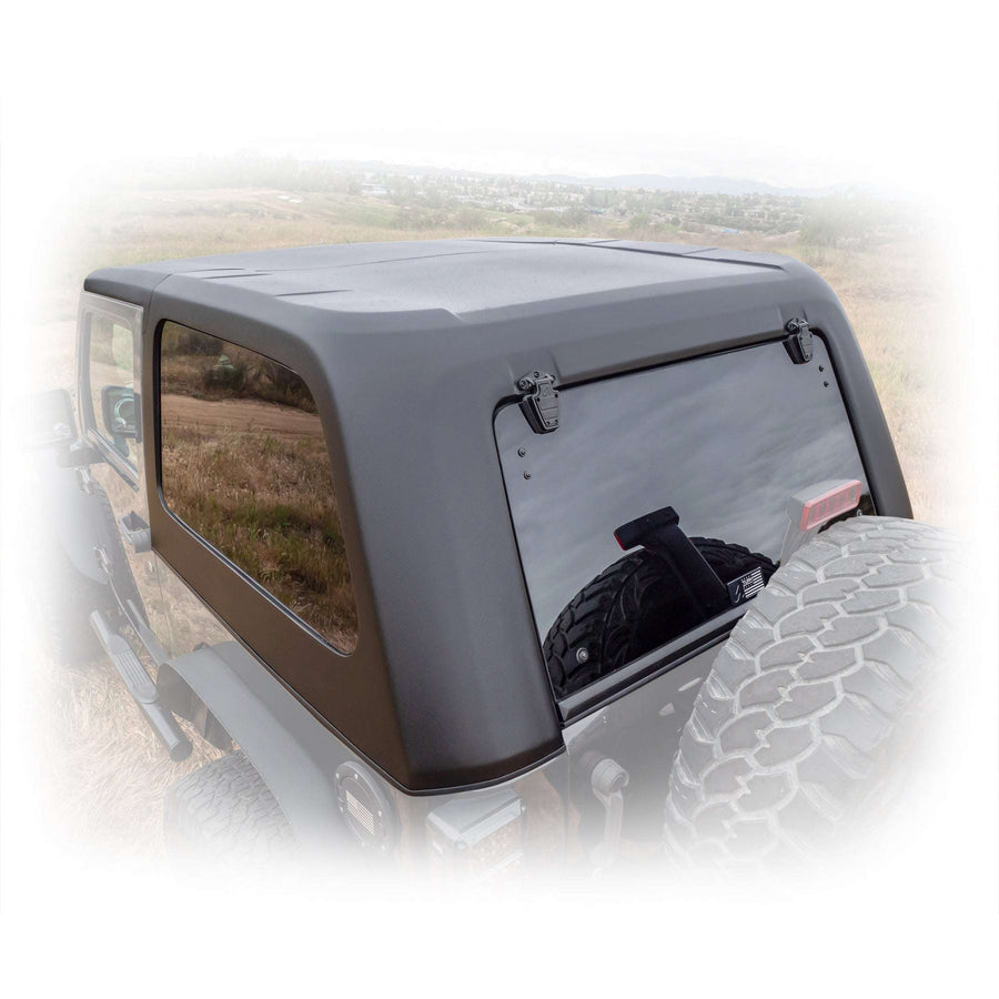2-Piece Fastback Hard Top for Jeep Wrangler JK 2-Door