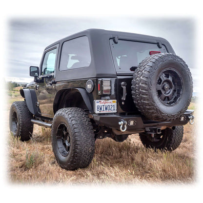 2-Piece Fastback Hard Top for Jeep Wrangler JK 2-Door