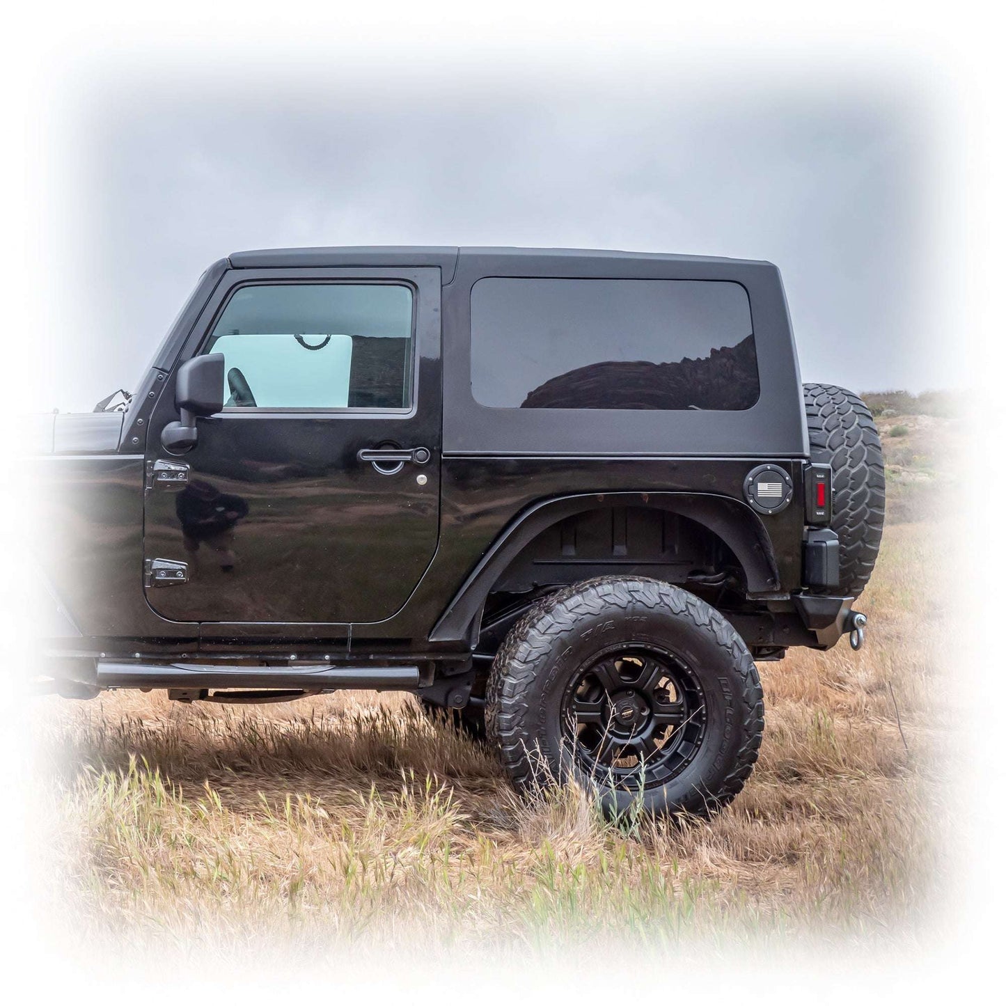 Squareback 2-Piece Hard Top for Jeep Wrangler JK 2-Door