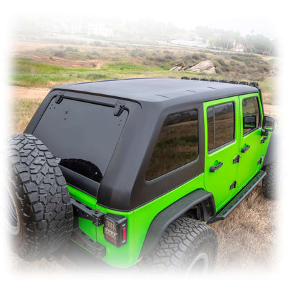 1-Piece Fastback Hard Top for Jeep Wrangler JK 4-Door