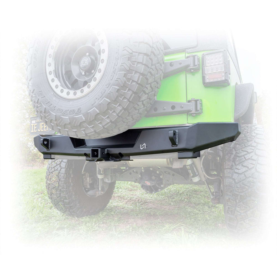 Rear Bumper with Hitch Receiver for Jeep Wrangler JK