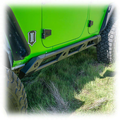 Rock Sliders with Frame-Mount System for Jeep Wrangler JK 4-Door