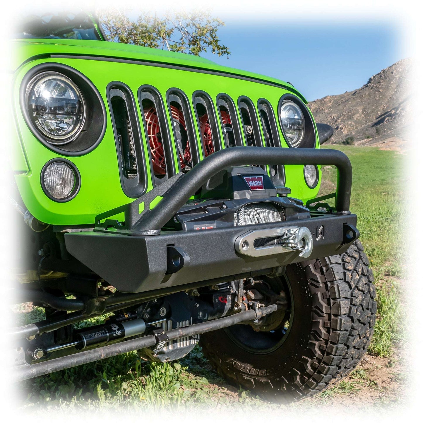Stubby Front Bumper for Jeep Wrangler JK, JL, and Gladiator JT