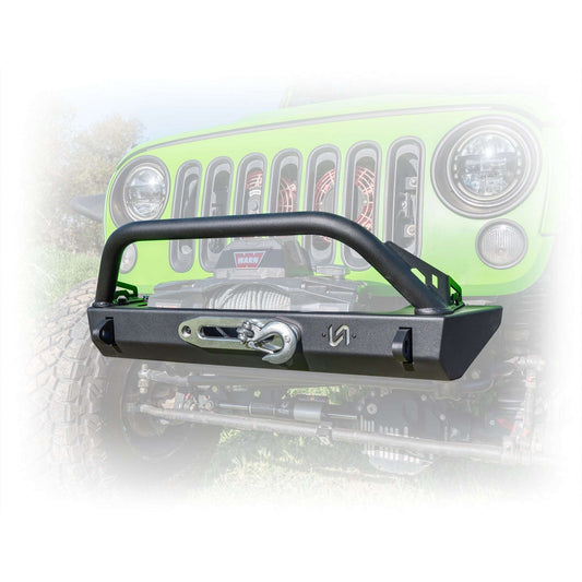 Stubby Front Bumper for Jeep Wrangler JK, JL, and Gladiator JT