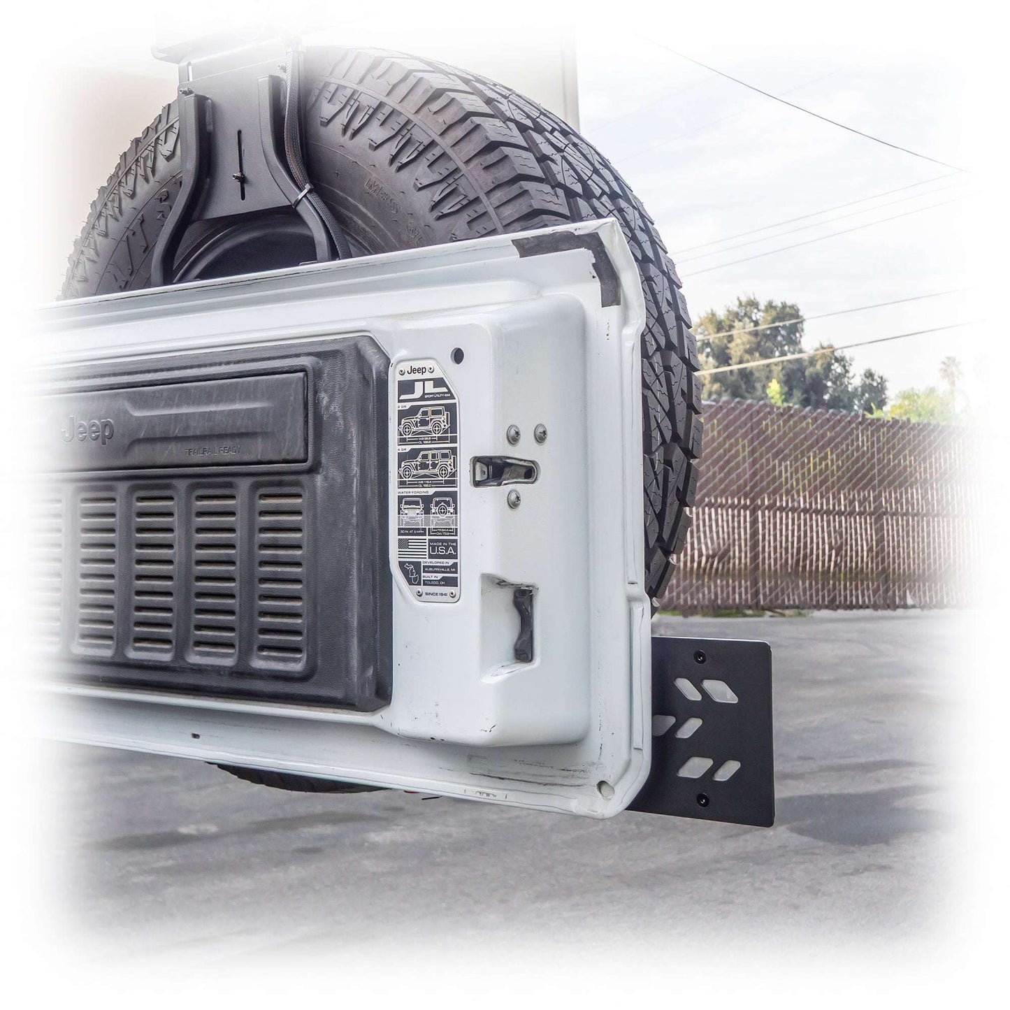 License Plate Relocation Kit for Jeep Wrangler JL