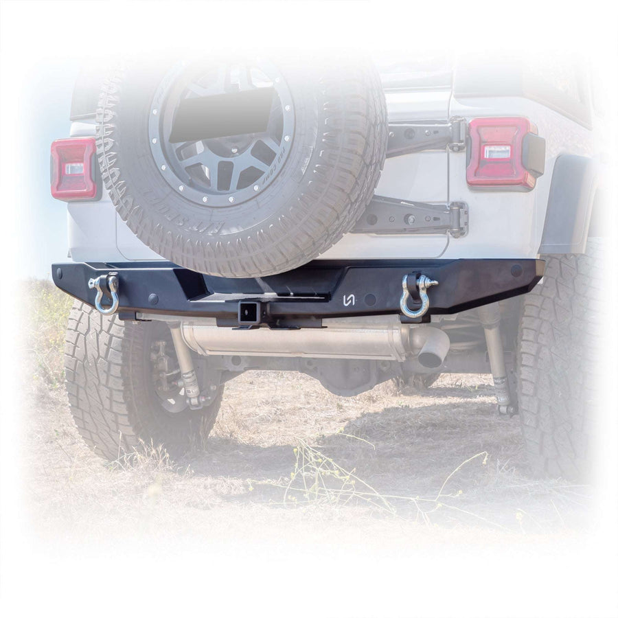 Rear Bumper with Hitch Receiver for Jeep Wrangler JL