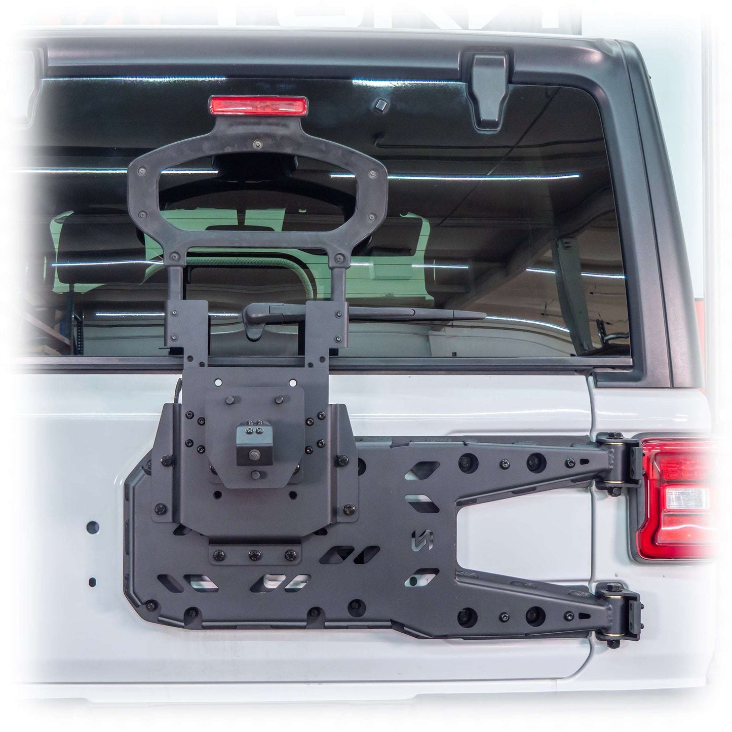 Tailgate Reinforcement Tire Carrier for Jeep Wrangler JL