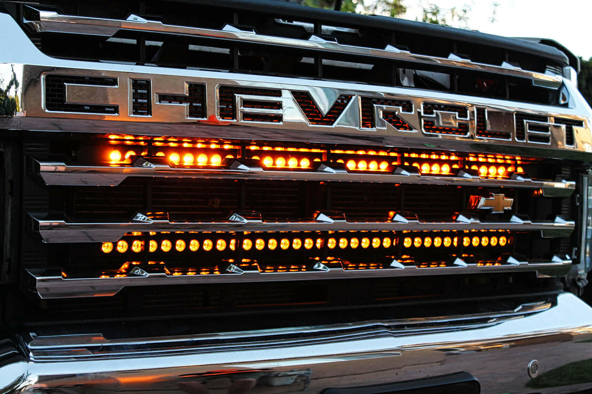 2020+ Chevrolet Silverado 2500/3500HD Dual 40s Light Bars