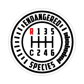 Manual Transmission Endangered Species Sticker - 2021+ Bronco MT