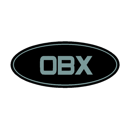 "OBX" Rear Oval Emblem Overlays (Printed Series) - 2021-2024 Bronco Outer Banks