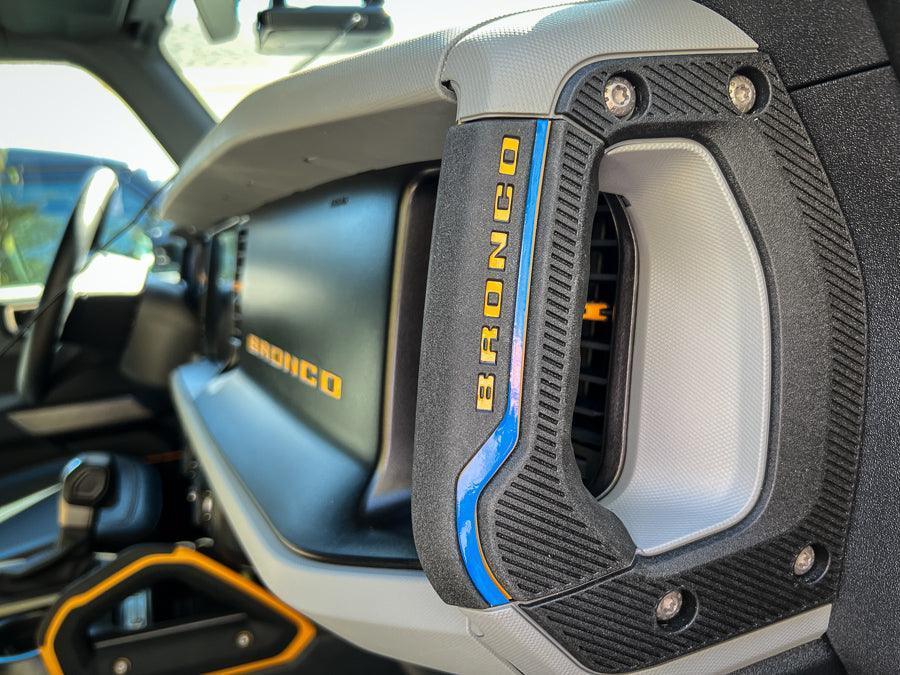 Outer Grab Handle Stripe Overlays (EZ Apply - Standard Series) - 2021+ Bronco