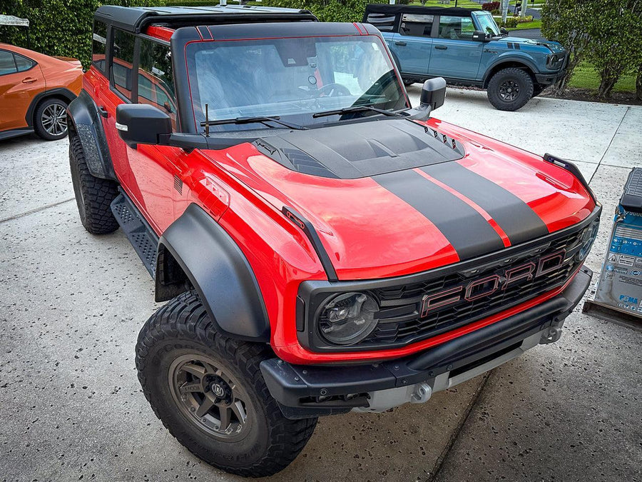 Racing Hood Stripes V1 - 2022+ Bronco Raptor