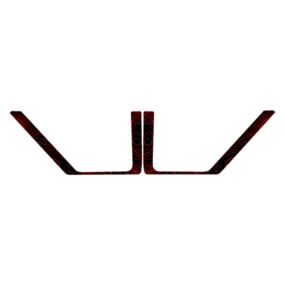 Topo Front Door Net Trim Overlay Kit (Printed Series) - 2021+ Bronco