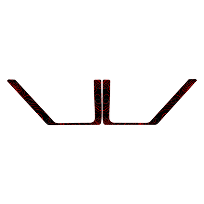 Topo Rear Door Net Trim Overlay Kit (Printed Series) - 2021+ Bronco