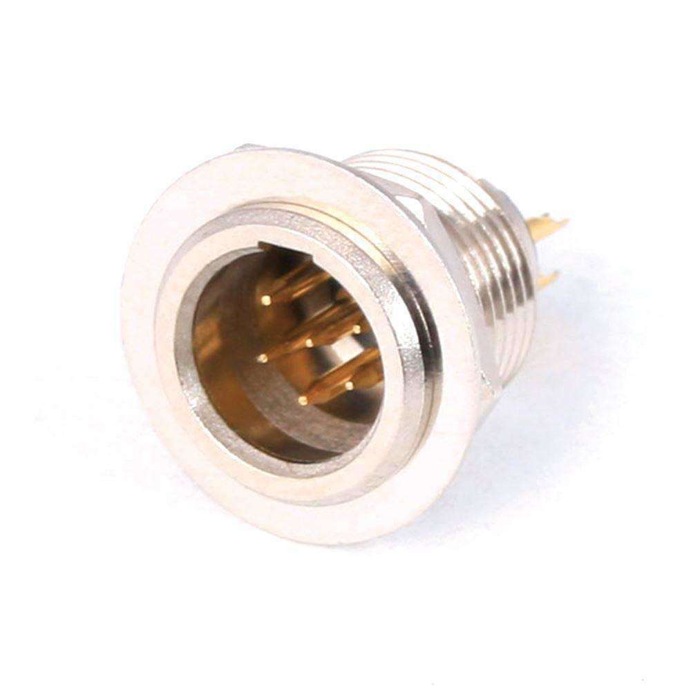 Rugged Radios 6-Pin Panel Mount Mini XLR Connector TB6M