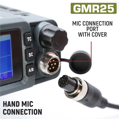 Rugged Radios Adventure Radio Kit - GMR25 Waterproof GMRS Mobile Radio Kit and External Speaker