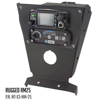Rugged Radios Can-Am X3 Multi Mount Kit for Rugged UTV Intercoms and Radios
