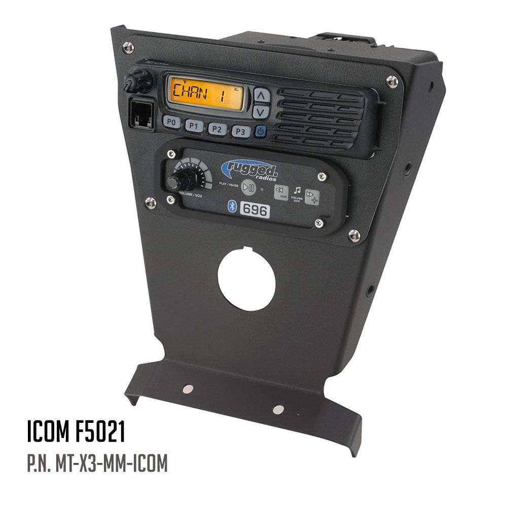 Rugged Radios Can-Am X3 Multi Mount Kit for Rugged UTV Intercoms and Radios
