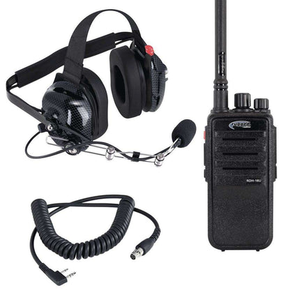 Rugged Radios Crew Chief - H42 Spotter Headset and Rugged Handheld Radio Package