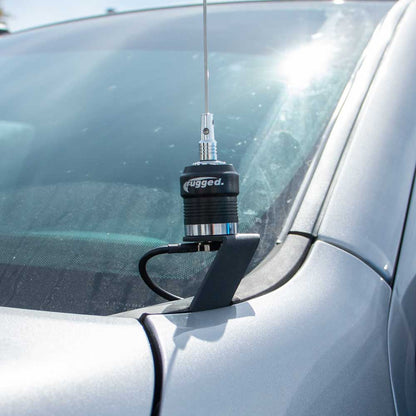 Rugged Radios A-Pillar Antenna Mount Ford F-Series Chevy Silverado Dodge Ram