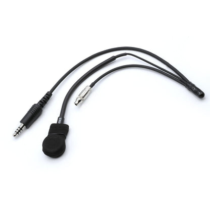 Rugged Radios IMSA 4C Wired Open Face Helmet Kit with M102 Military Mic