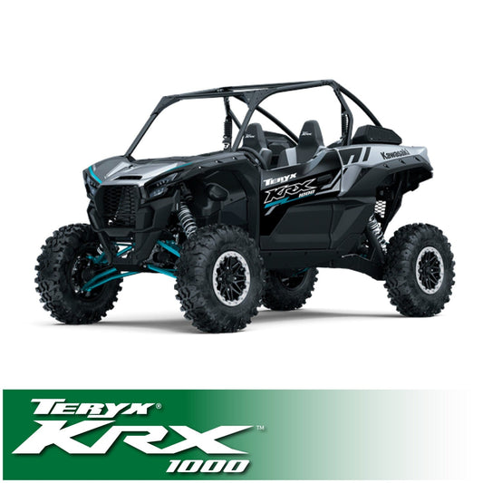 Rugged Radios Kawasaki Teryx KRX Complete Communication Kit with Bluetooth Intercom and 2-Way Radio
