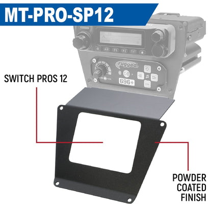 Rugged Radios Lower Accessory Panel for Polaris Polaris RZR PRO XP, RZR Turbo R, and RZR PRO R Dash Mount Radio and Intercom