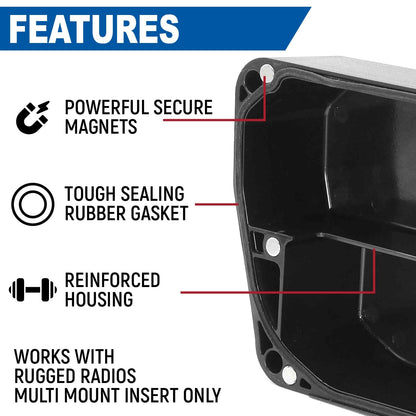 Rugged Radios Magnetic Radio & Intercom Cover for Rugged Radios Multi Mount Insert