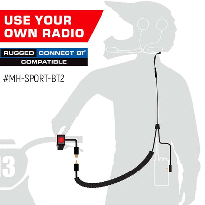 Rugged Radios CONNECT BT2 Bluetooth Moto Kit with GMRS Radio