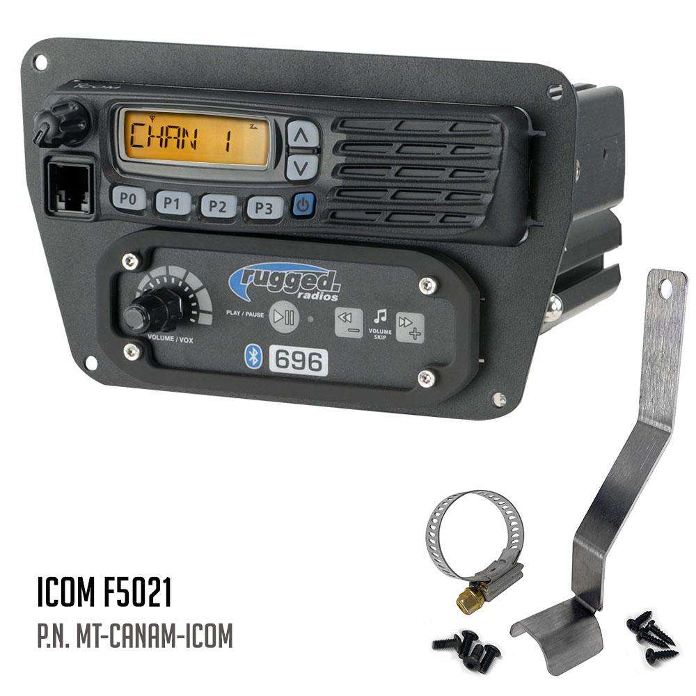 Rugged Radios Can-Am Commander Intercom and Radio Mount