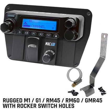 Rugged Radios Can-Am Commander Intercom and Radio Mount