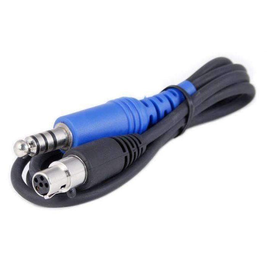 Rugged Radios OFFROAD Headsets Straight Cord Adapter Cable to Intercom