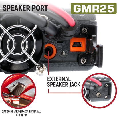 Rugged Radios Radio Kit Lite - GMR25 Waterproof GMRS Mobile Radio with Stealth Antenna
