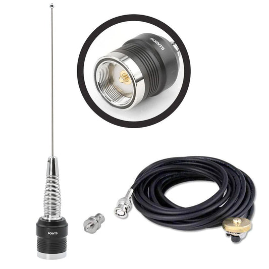 Rugged Radios UHF External Antenna Kit for Handheld Radios (UHF 450 - 470 MHz)