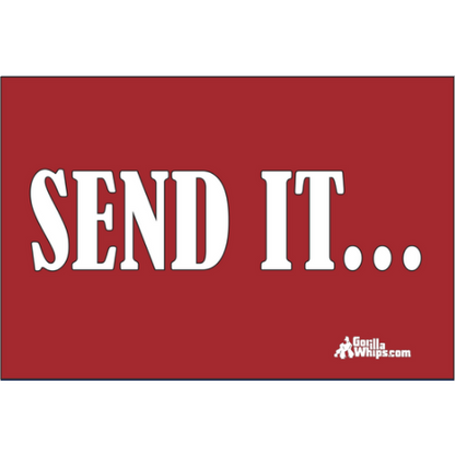 Send It Red 2x3 Grommet Whip Flag