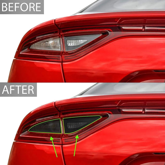 Smoked Taillight Overlays - 2018-2021 Kia Stinger GT