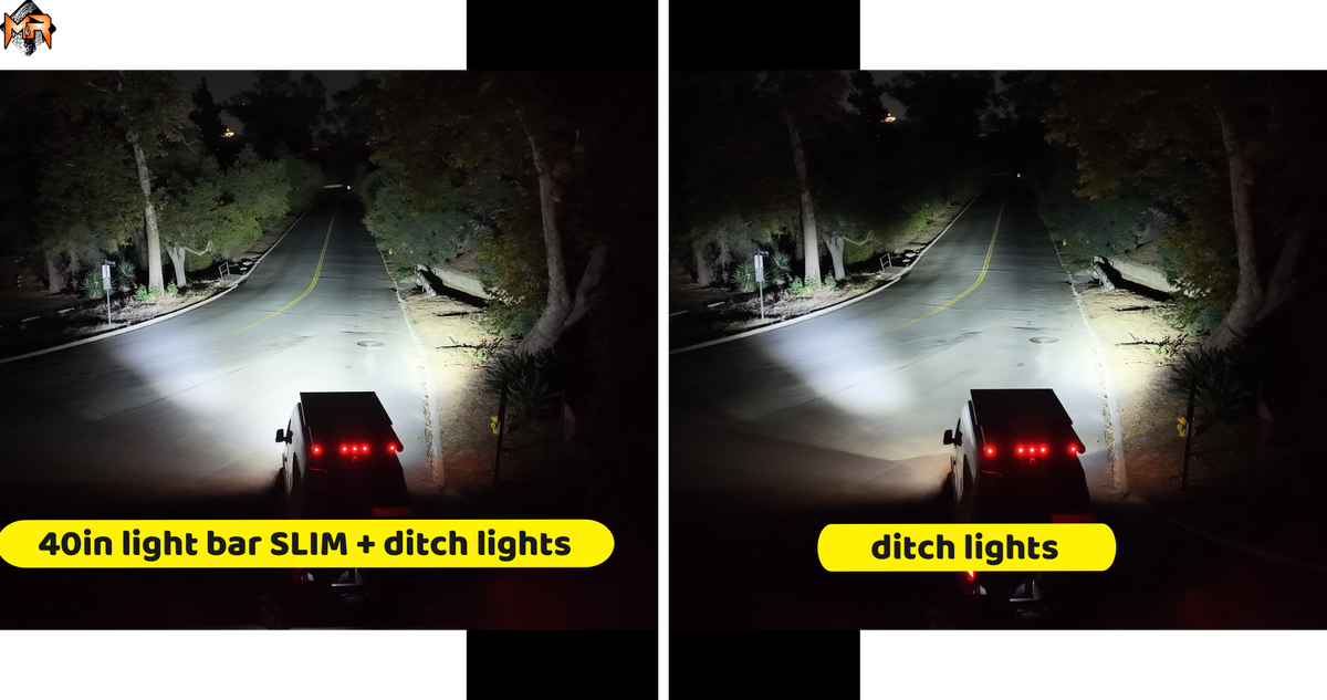 2019+ Mercedes Benz Sprinter 40in Light Bar - SLIM