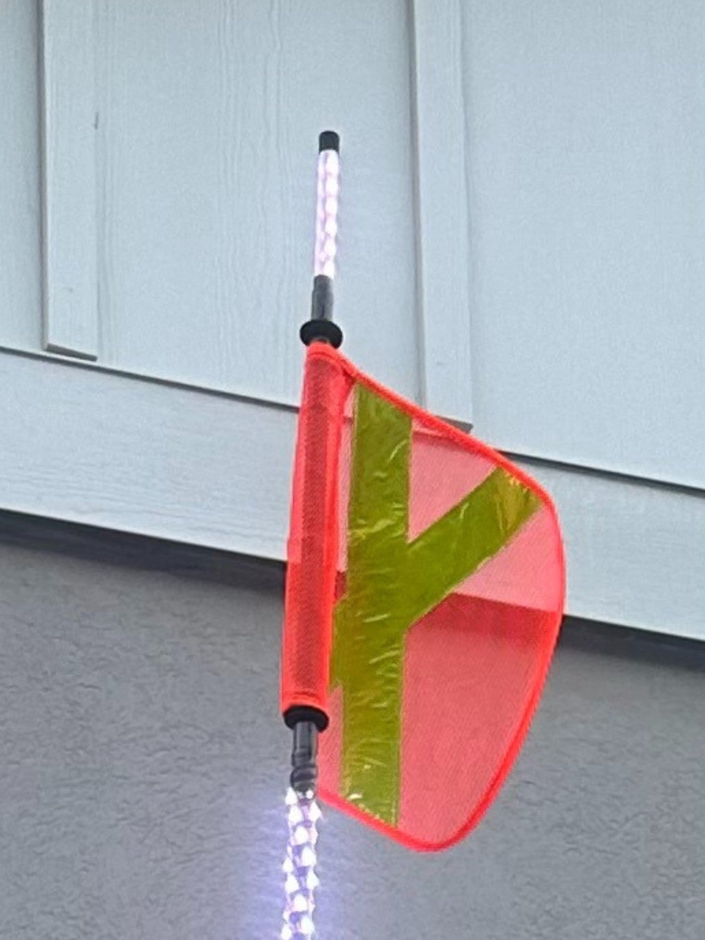 7' LED Whip Xtreme Mining Industrial Safety Single Whip