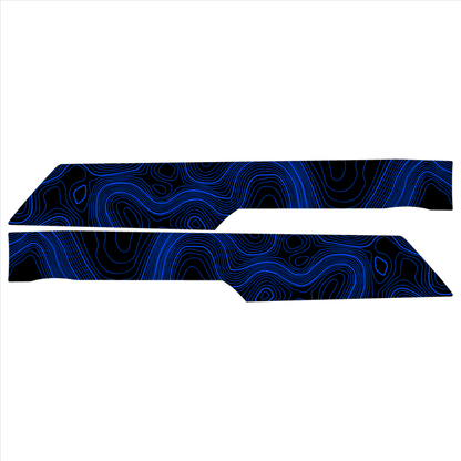 Topo Rear Interior Upper Door Card Insert Overlays (Printed Series) - 2021+ Bronco 4 Door