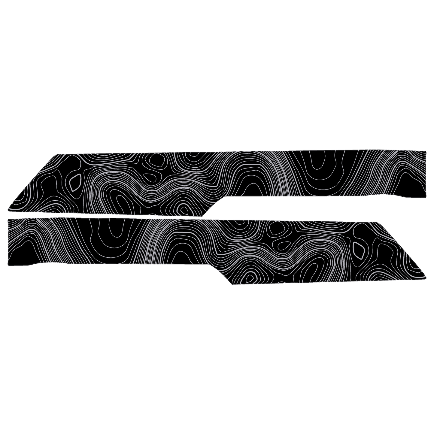 Topo Understeering Panel Overlay (Printed Series) - 2023+ Bronco (Type B)