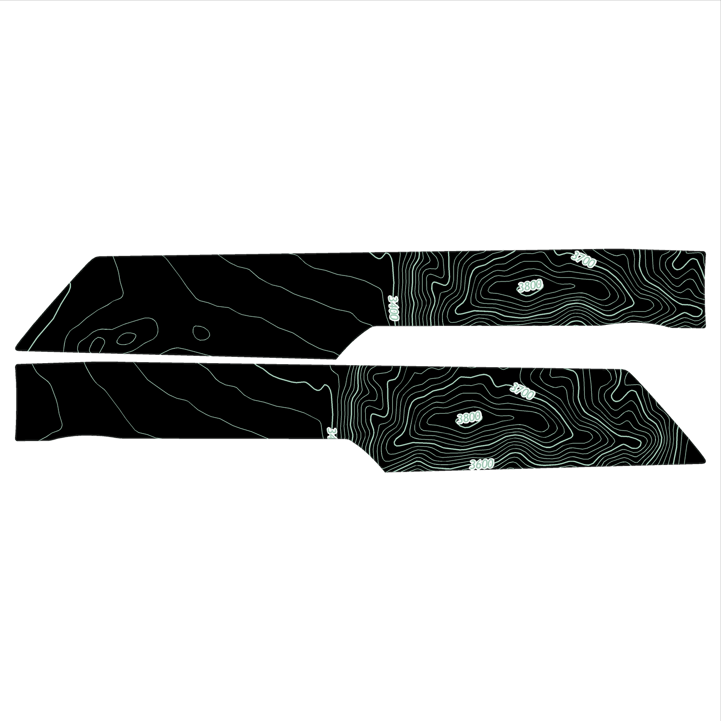 Topo Understeering Panel Overlay (Printed Series) - 2023+ Bronco (Type B)